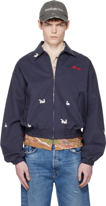 Photo: Carne Bollente Navy Hareington Horny Jacket