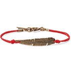 Isabel Marant - Cord and Gold-Tone Bracelet - Red