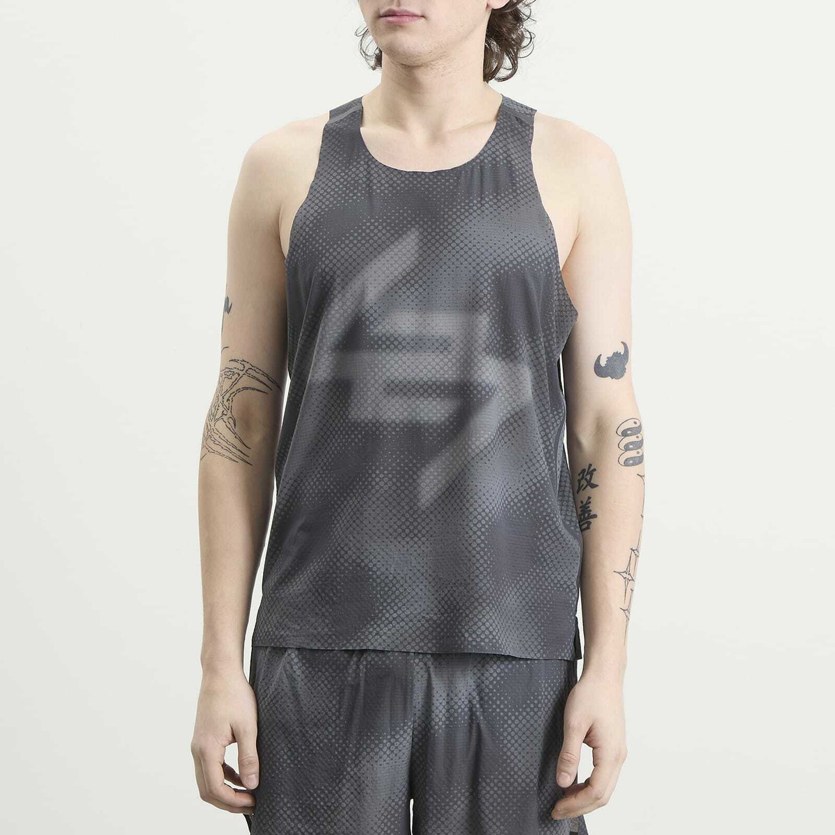 Represent 247 Men's Ultra Singlet in Black Fade Out