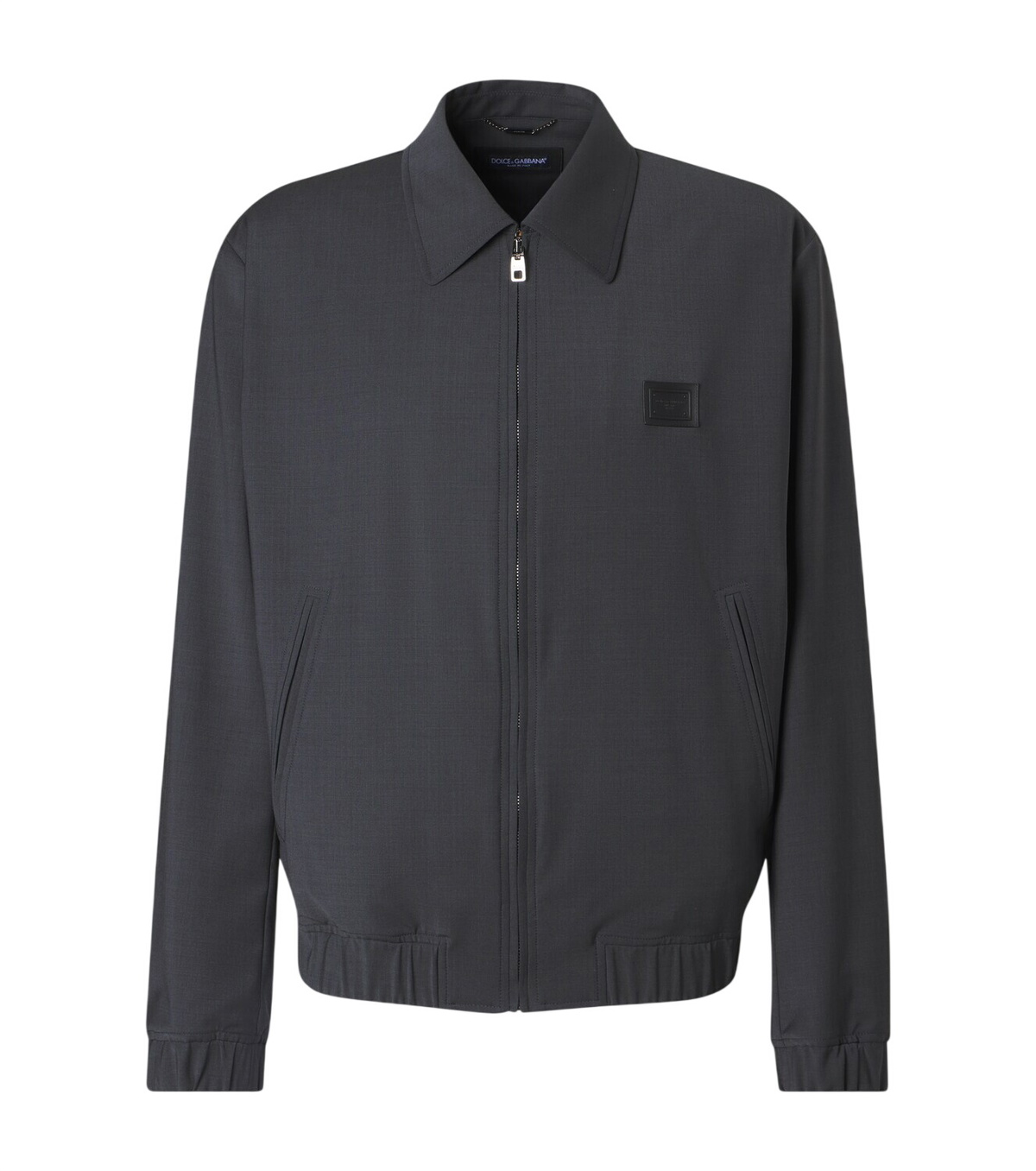 Dolce and Gabbana Black Zip-Up Track Jacket Dolce & Gabbana