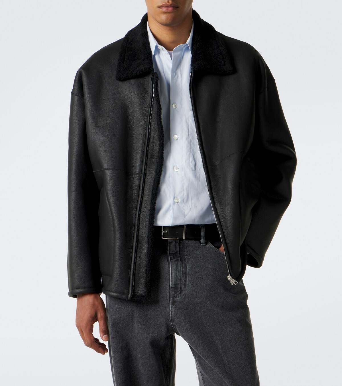 Auralee Reversible shearling jacket