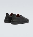 Zegna Triple Stitch leather sneakers