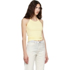 FLORE FLORE Yellow Angie Tank Top