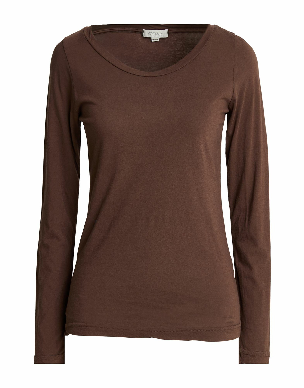Crossley Womens T-shirt Chocolate in Brown