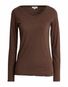 Crossley Womens T-shirt Chocolate in Brown