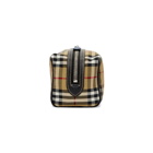 Burberry Beige and Black Vintage Check Pouch