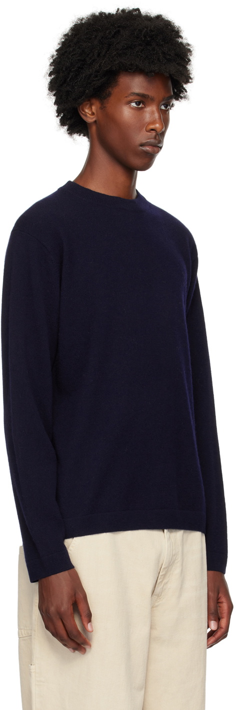 LISA YANG Navy Mason Sweater