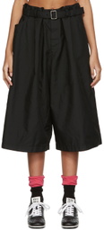 Tricot Comme des Garçons Black Polyester Shorts