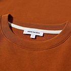 Norse Projects Men's Vagn Classic Crew Sweat in Rufous Orange