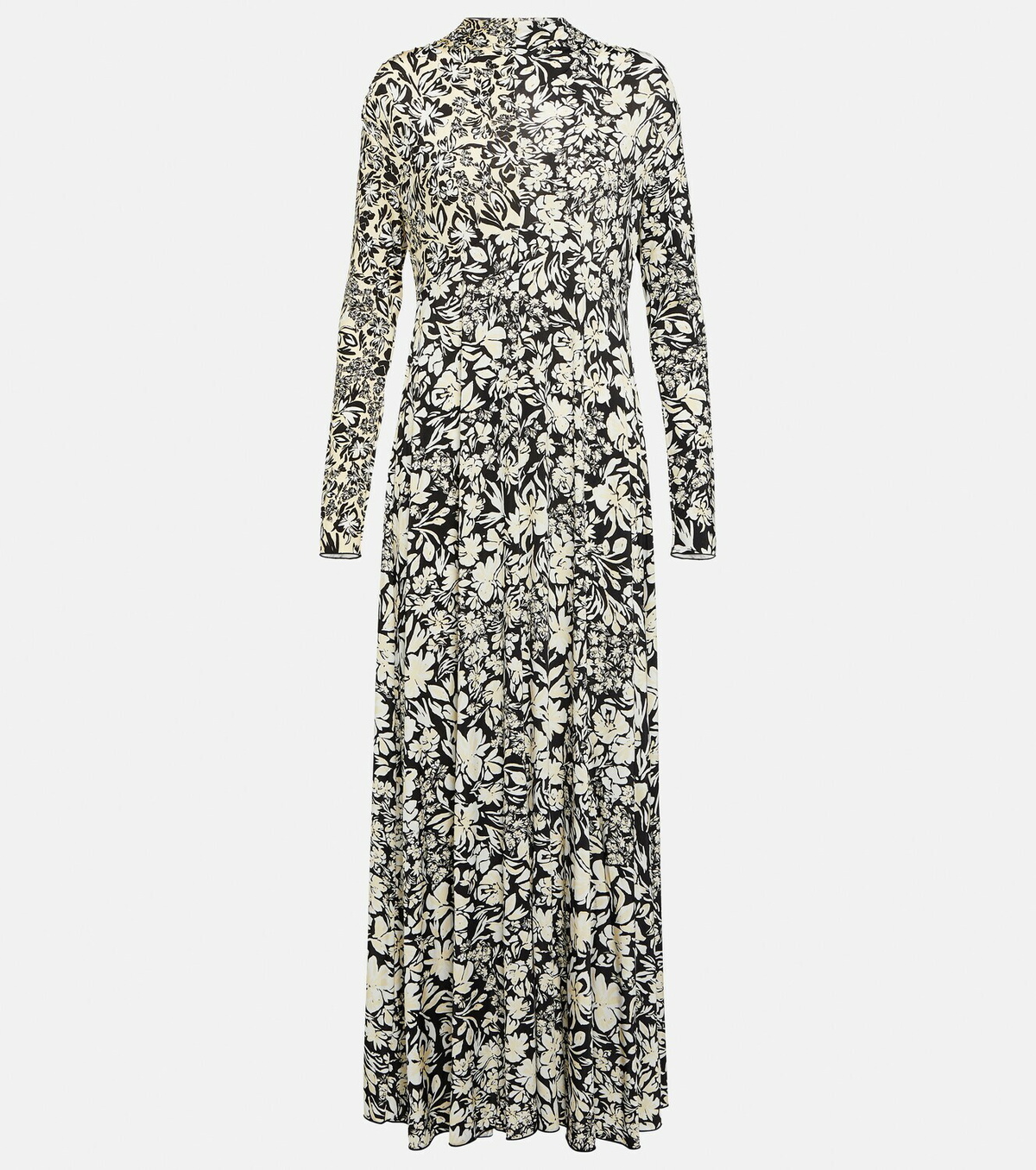 Jil Sander Floral-printed high-neck maxi dress Jil Sander