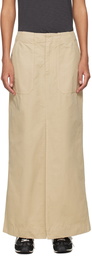 rag & bone Beige Leyton Maxi Skirt