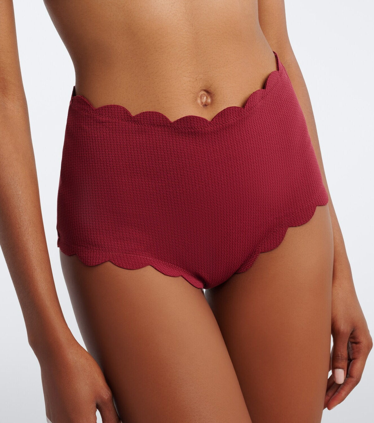 Marysia Santa Monica scalloped bikini bottoms