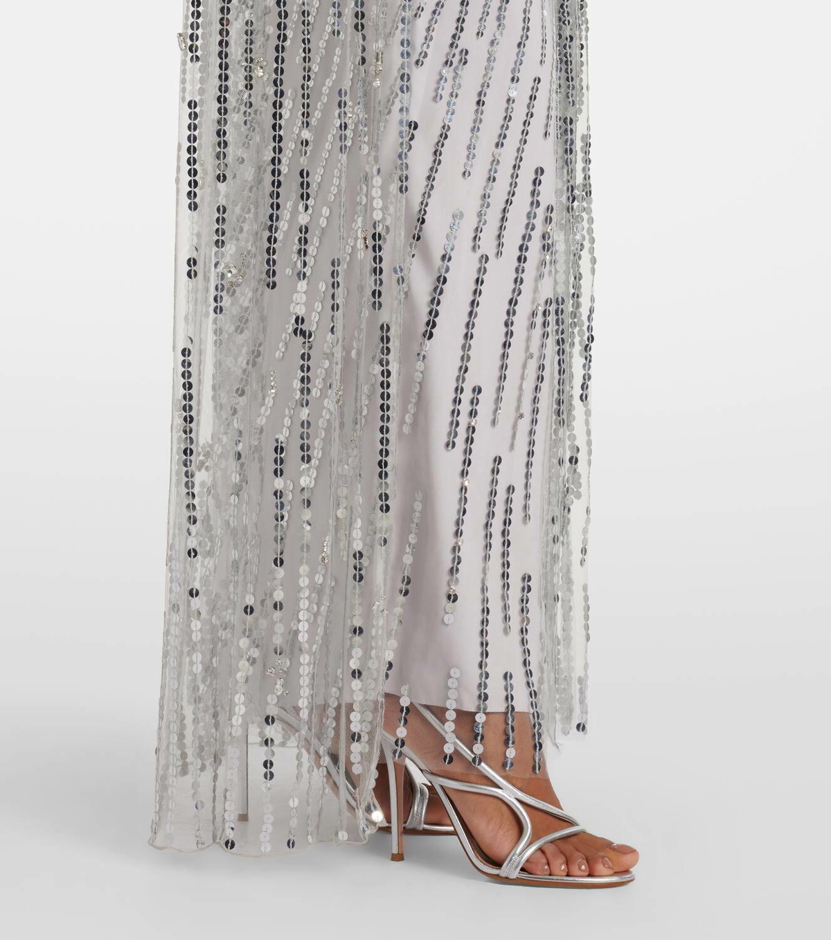 Jenny Packham Gold Rush sequined cocktail dress