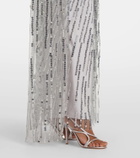 Jenny Packham Gold Rush sequined cocktail dress