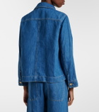 'S Max Mara Galante cotton and linen denim jacket