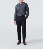 Berluti Wool-blend polo sweater