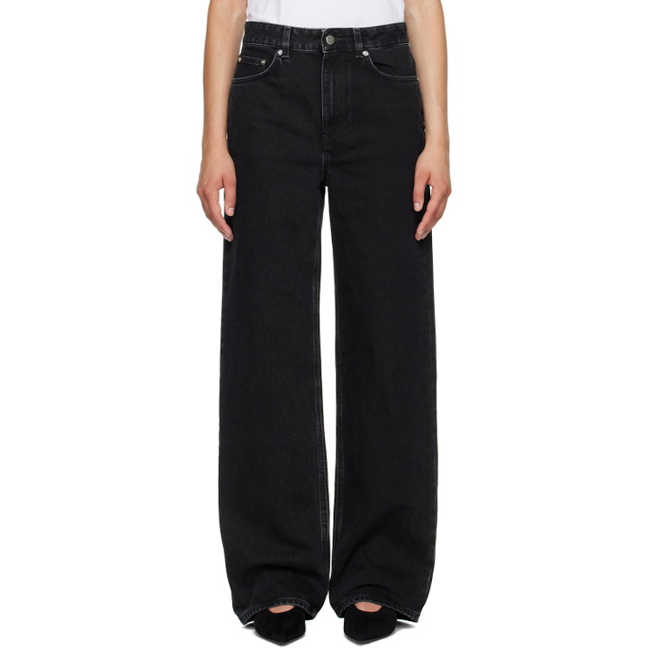 Photo: Loulou de Saison Black MICO Wide Leg Jeans