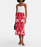Adriana Degreas Opulence draped cotton corset