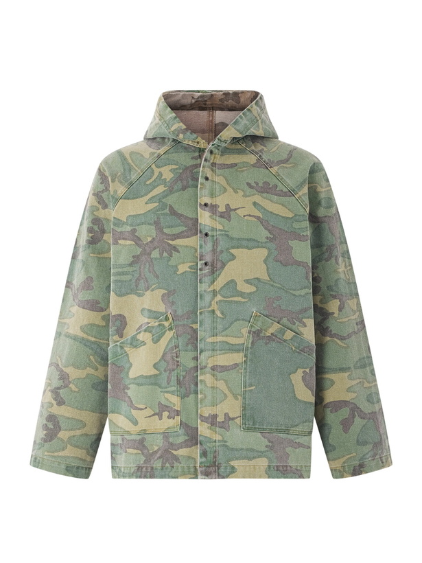 Photo: Needles - Reversible Camouflage-Print Cotton-Twill Hooded Jacket - Green