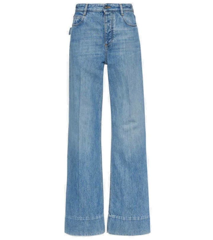Photo: Bottega Veneta Mid-rise wide-leg jeans