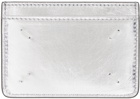 Maison Margiela Silver Leather Card Holder