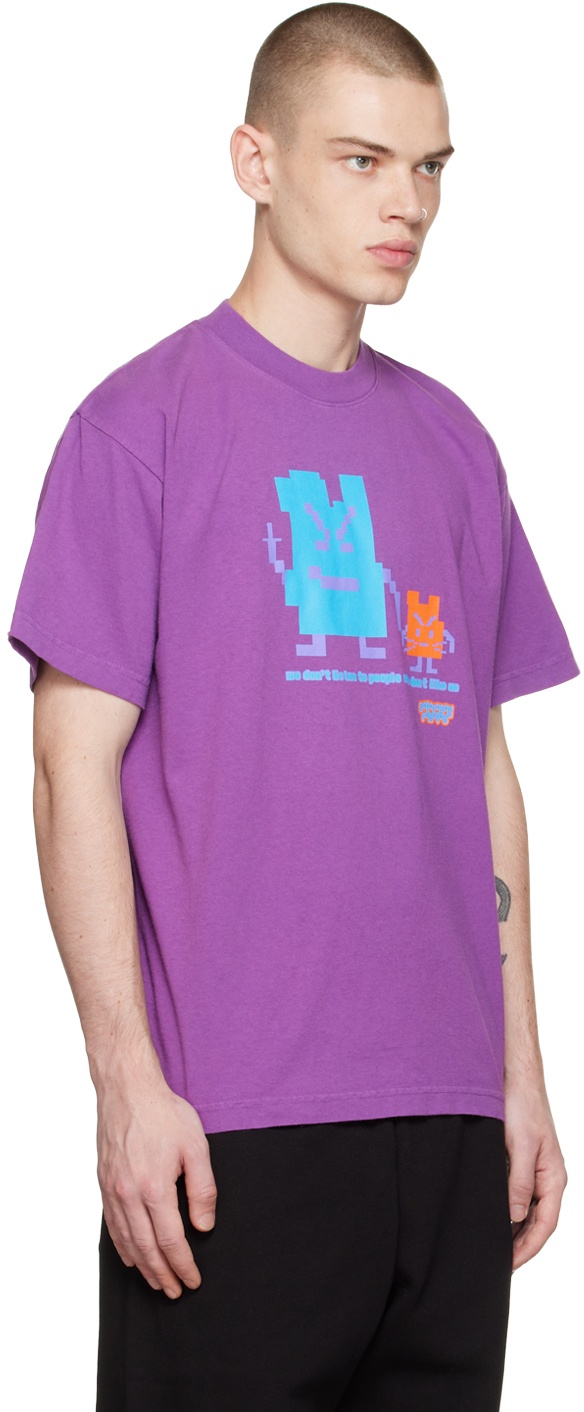 Stray Rats Purple Listen T-Shirt
