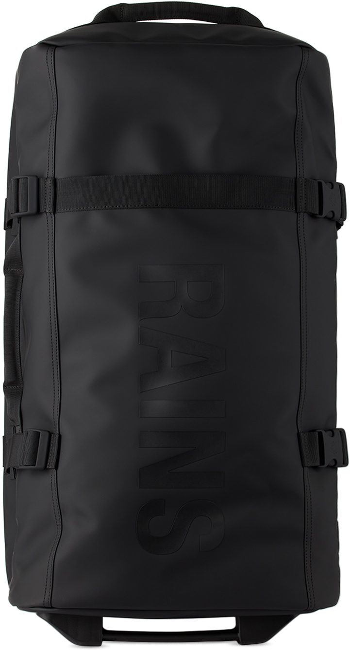 RAINS Black Texel Check-In Bag