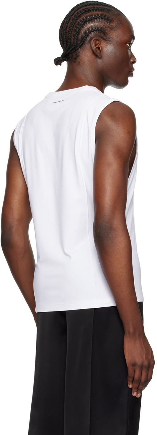 トップス Peter Do - Creased Logo Tank Top Peter Do Black Creased Muscle Tank Top Peter Do