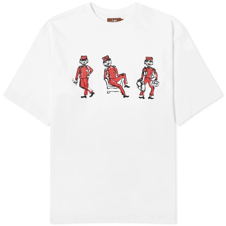 Photo: Late Checkout Men's Bellboy T-Shirt in White