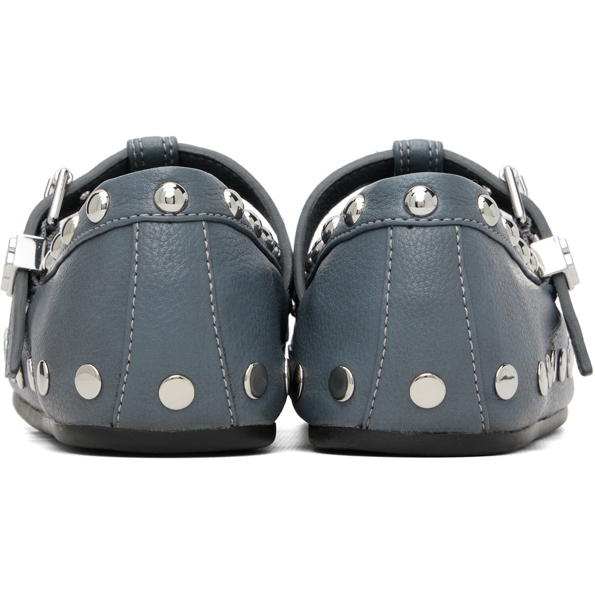 GANNI Blue Mary Jenny Flats