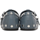 GANNI Blue Mary Jenny Flats