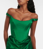 Vivienne Westwood Nova Camille satin corset gown
