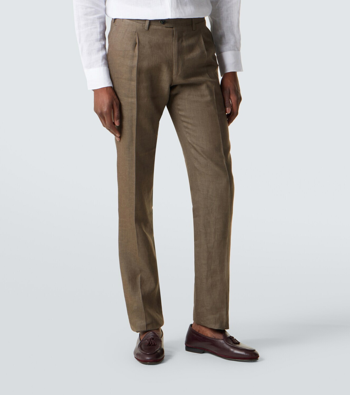 Kiton Linen, wool, and silk suit