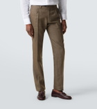 Kiton Linen, wool, and silk suit