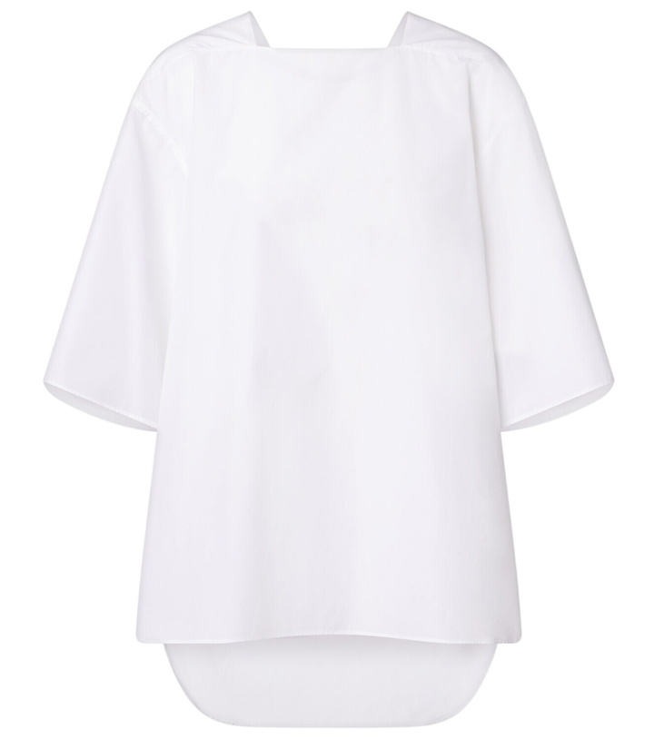 Photo: The Row Hamza cotton poplin top