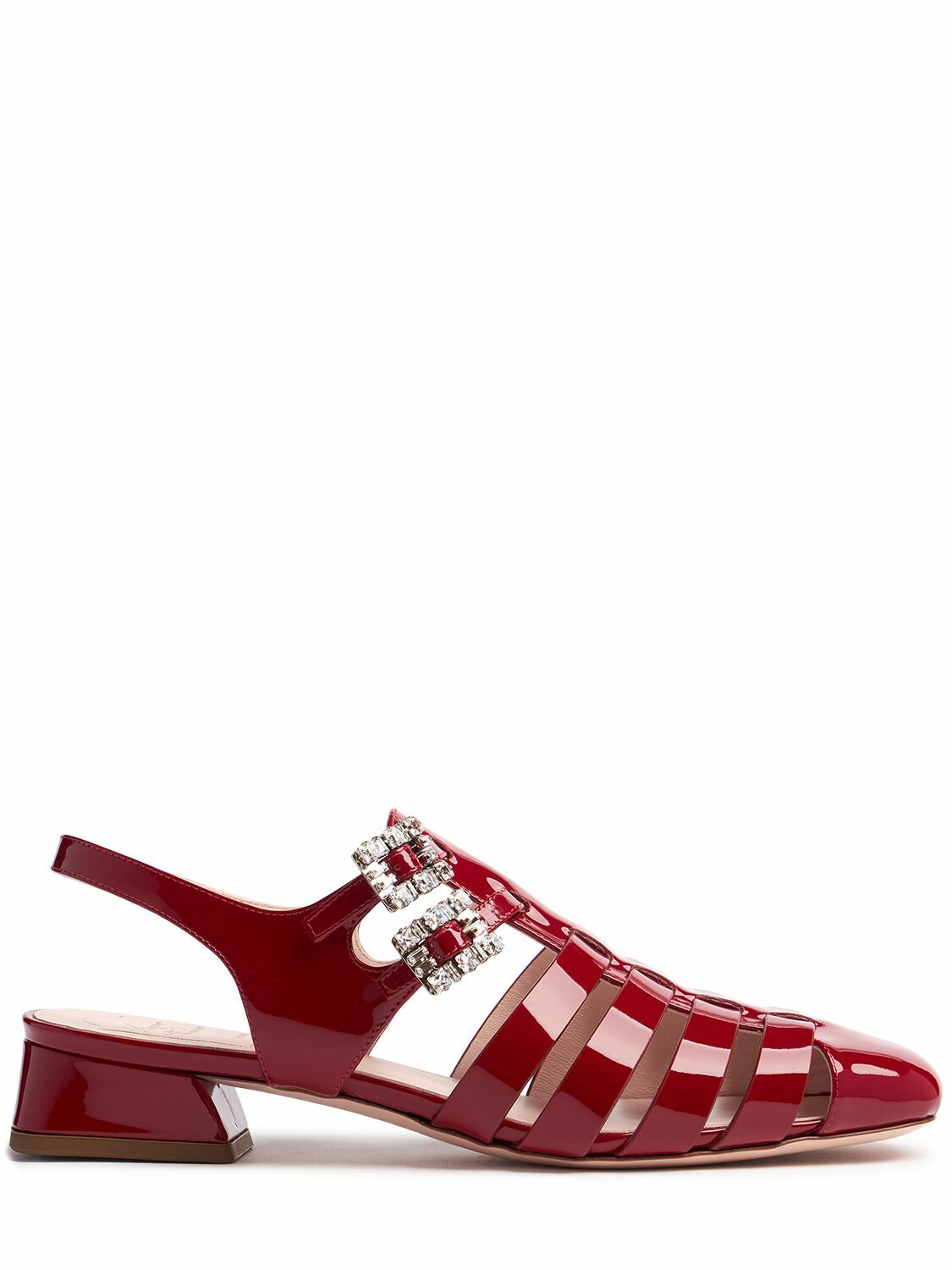 Roger Vivier Love 45 patent leather mules Roger Vivier