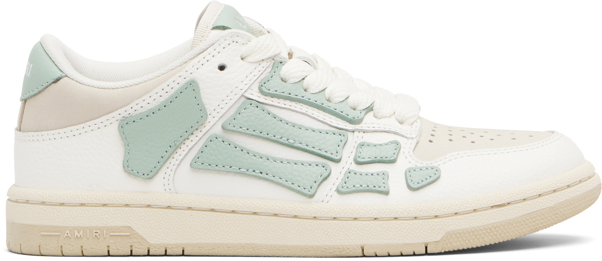 AMIRI Women's Varsity Skel Top Low Sneaker in Ocean Sky Amiri