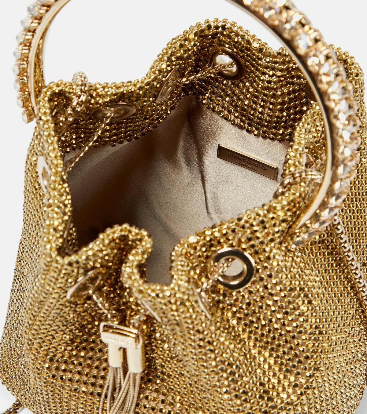 Jimmy Choo - Bon Bon embellished bucket bag Jimmy Choo