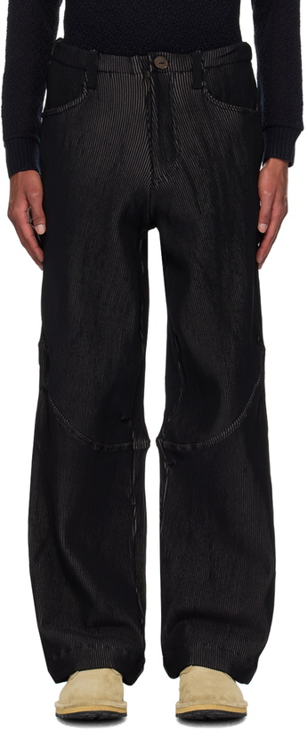 Photo: Isa Boulder SSENSE Exclusive Black Blaze Trousers