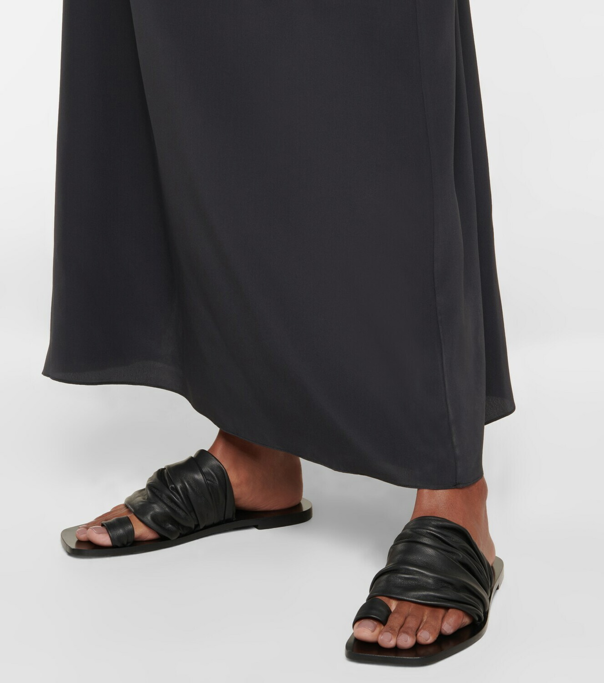 The Row Drape leather sandals The Row