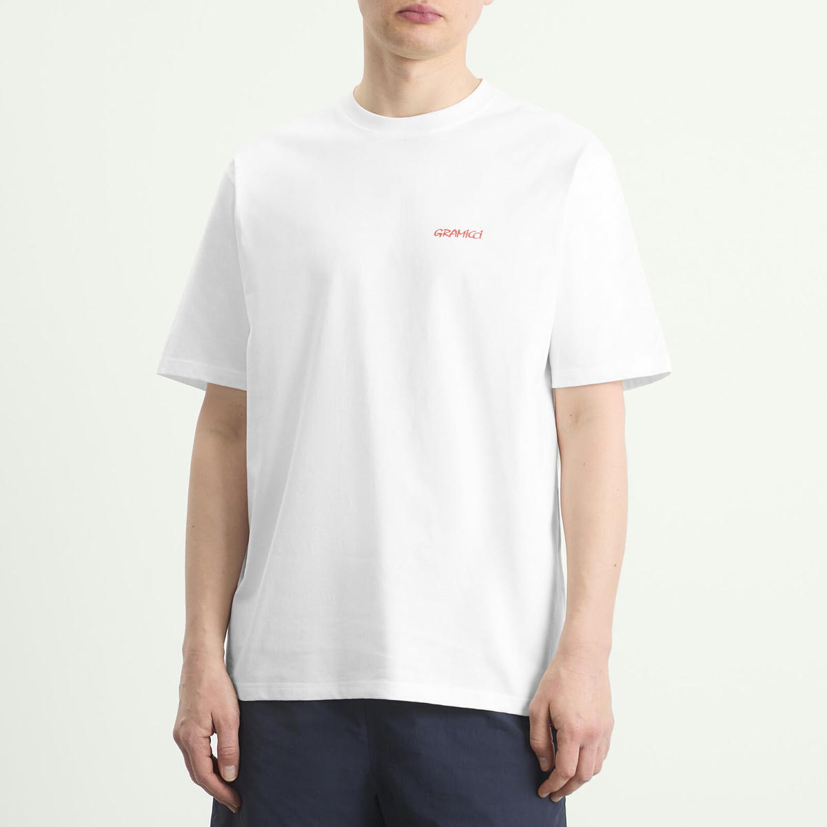Gramicci Men's Ice Sculpture T-Shirt in White