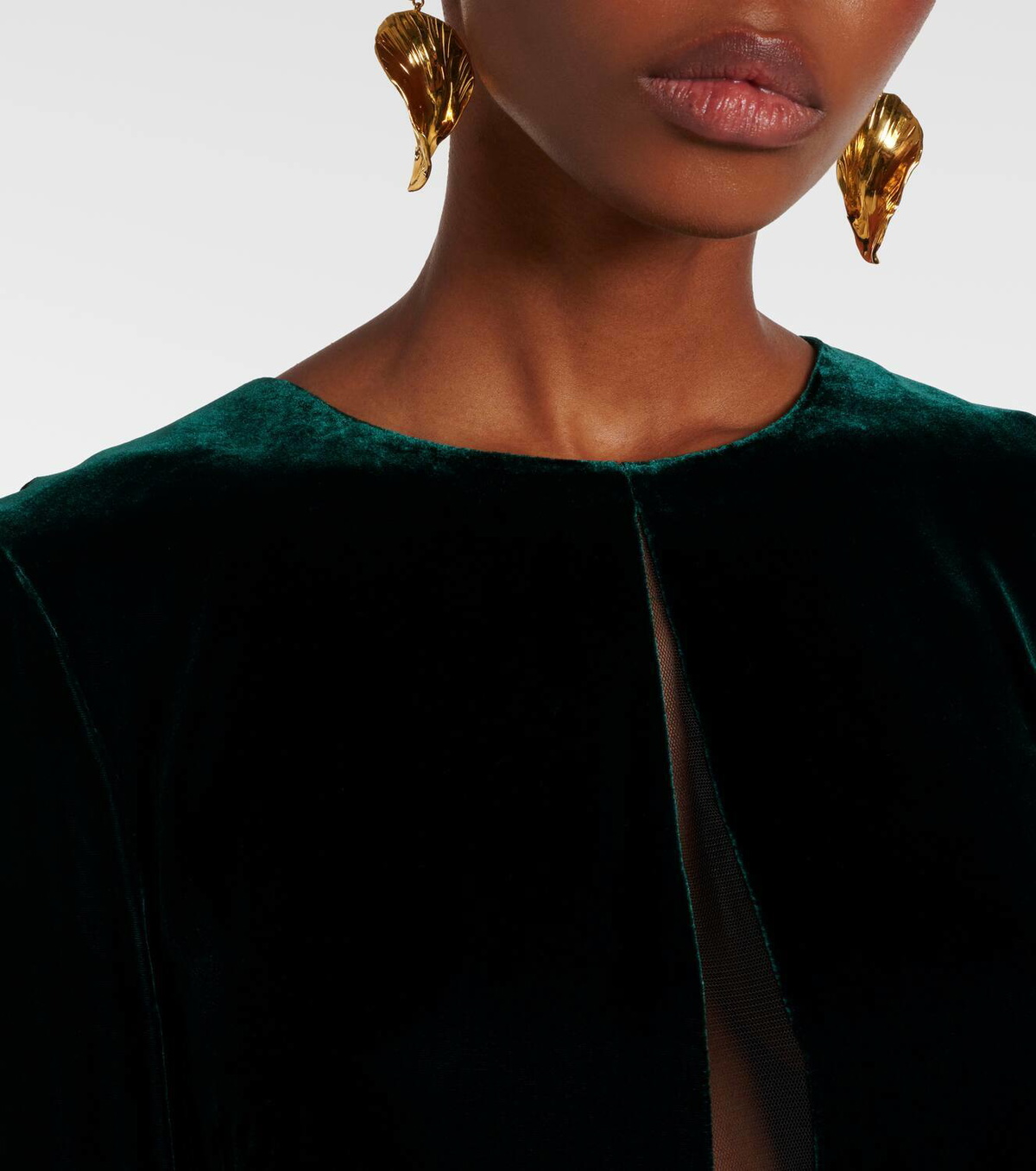 パーティードレス MAX MARA STUDIO short 'trani' dress with velvet insert TRANI Women's Formalwear Dresses and Elegant Dresses | Max Mara