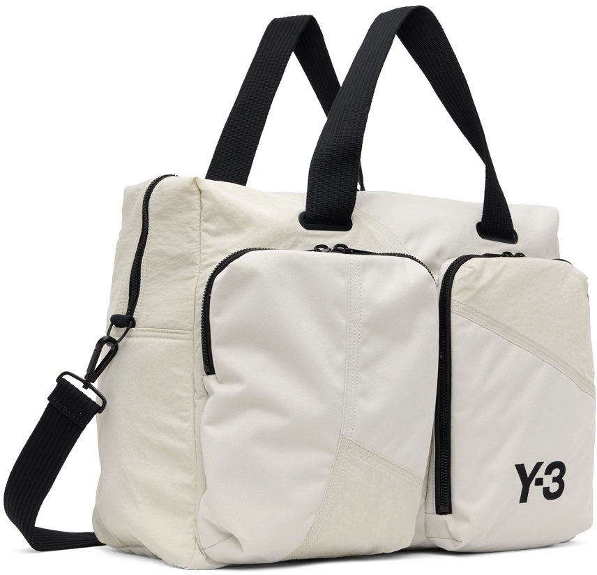 Y-3 White Holdall Tote Y-3