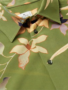 Etro - Floral-Print Silk Shirt - Green