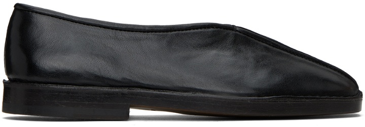 Photo: LEMAIRE Black Flat Piped Slippers