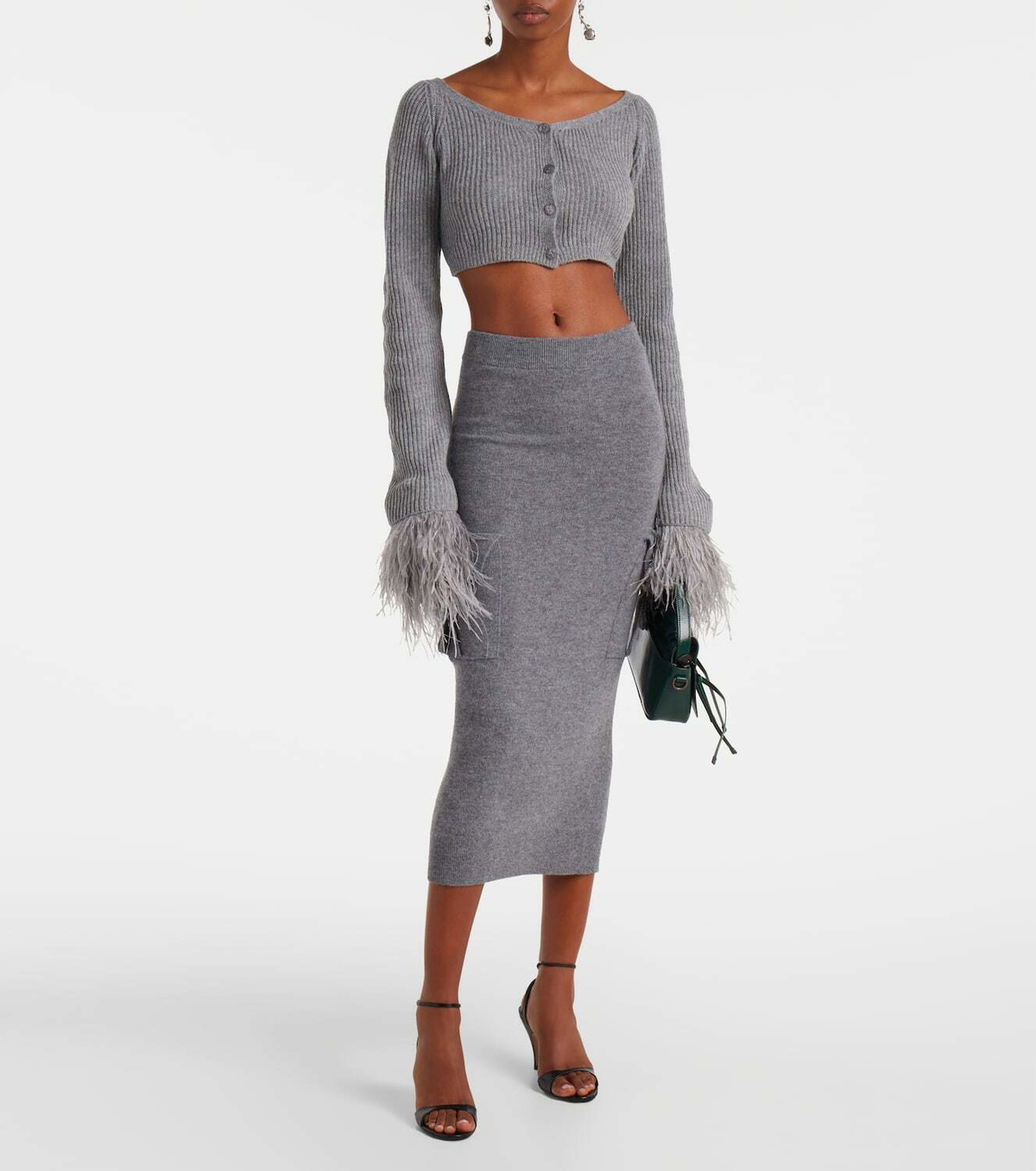 Blumarine Wool pencil skirt