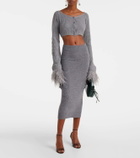 Blumarine Wool pencil skirt