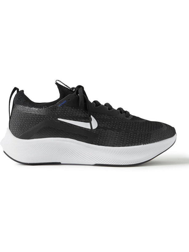 Photo: Nike Running - Zoom Fly 4 Mesh Running Sneakers - Black