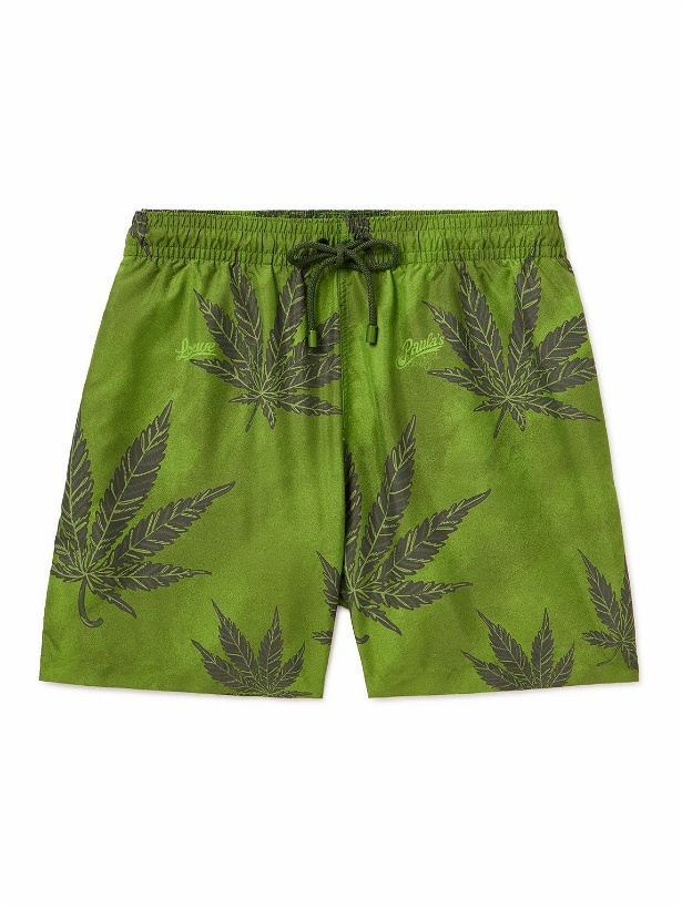 Photo: Loewe - Paula's Ibiza Straight-Leg Mid-Length Printed Swim Shorts - Green