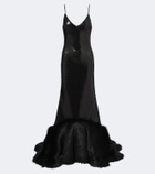 David Koma Sequined gown